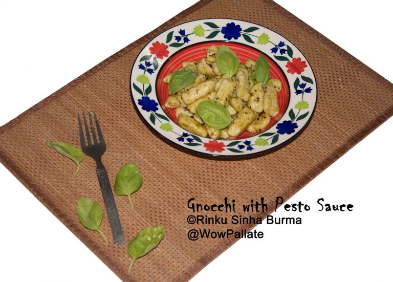 Gnocchi with Pesto Sauce
