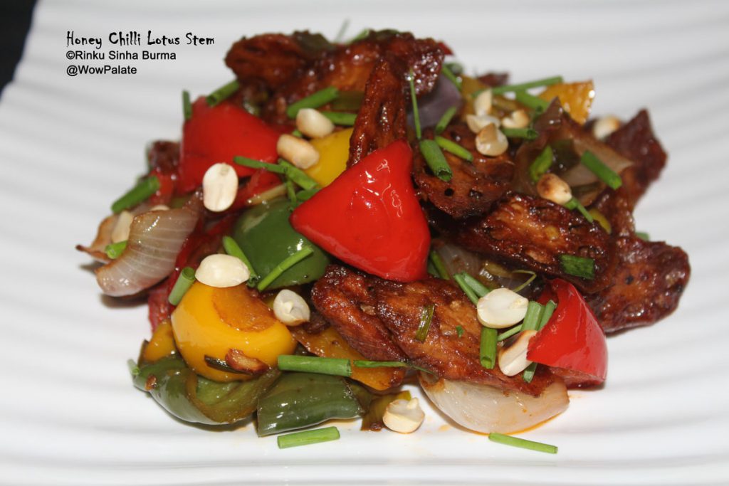 Honey Chilli Lotus Stem